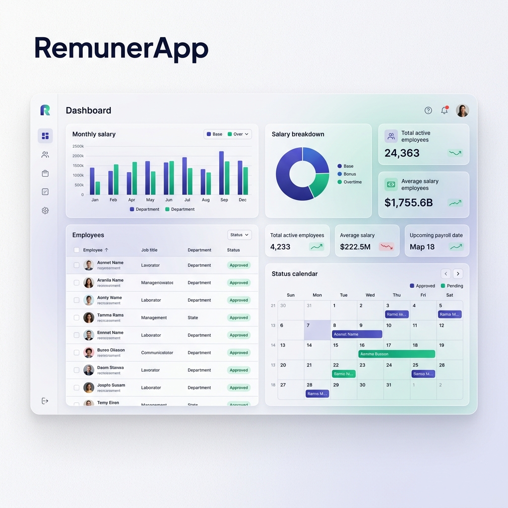 RemunerApp Dashboard